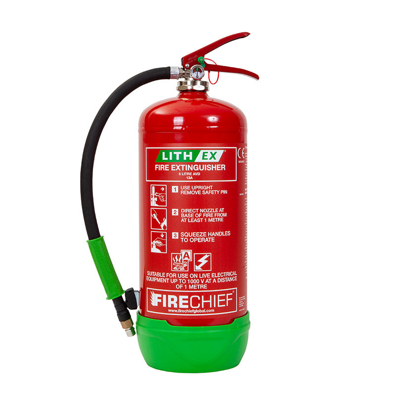 6 Litre Lith-Ex Fire Extinguisher