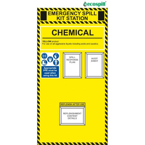 Chemical Spill Kit Station Board