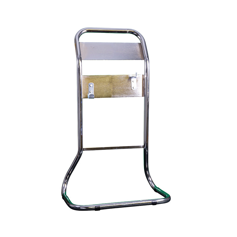 Chrome Tubular Double Fire Extinguisher Stand