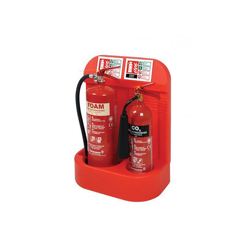 Jonesco Double Fire Extinguisher Stand