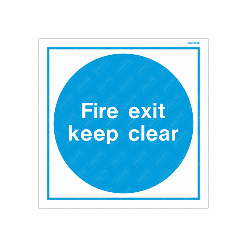 Fire Exit Keep Clear 200 x 200