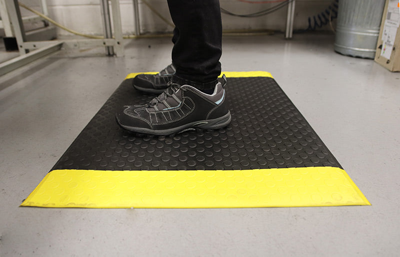 Orthomat Dot Black/Yellow Anti-Fatigue Floor Mat