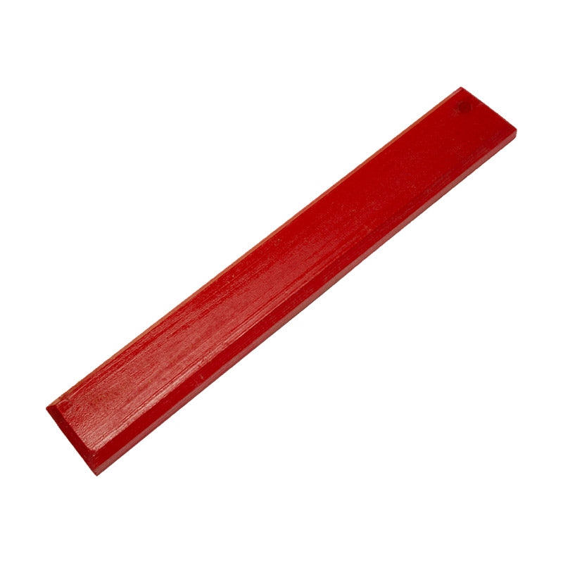 Softwood backboard for mounting extinguishers - red