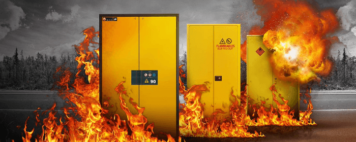 Discover the Quality of the asecos Fireproof Cabinet Range