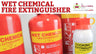 Applications and Advantages of Wet Chemical Fire Extinguishers