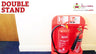 Compact Rotationally Moulded Double Fire Extinguisher Stand