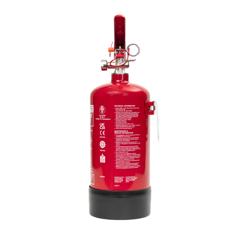 Firechief Puresafe 2 litre Water Mist Fire Extinguisher