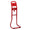 Red Tubular Single Fire Extinguisher Stand