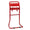 Red Tubular Double Fire Extinguisher Stand