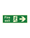 Fire Exit Arrow Right Sign 450 x 150 Photoluminescent