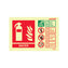 Water Extinguisher Information Sign Landscape 105 x 155 Photoluminescent
