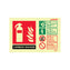Co2 Extinguisher Information Sign Landscape 105 x 155 Photoluminescent