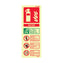 Water Extinguisher Information Sign 200 x 80 Photoluminescent