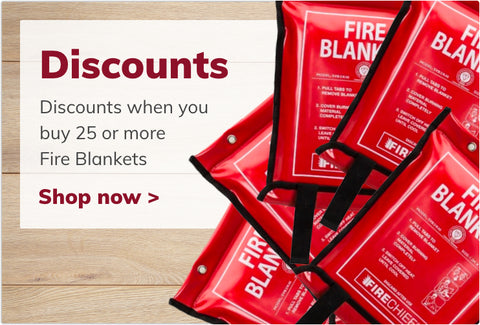 Discounts when your buy 25 or more fire blankets