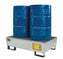 Galvanised Steel 2 Drum Spill Pallet