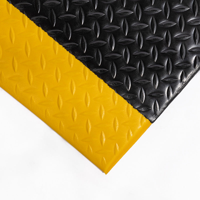 Orthomat Comfort Plus Black/Yellow Anti-Fatigue Floor Mat