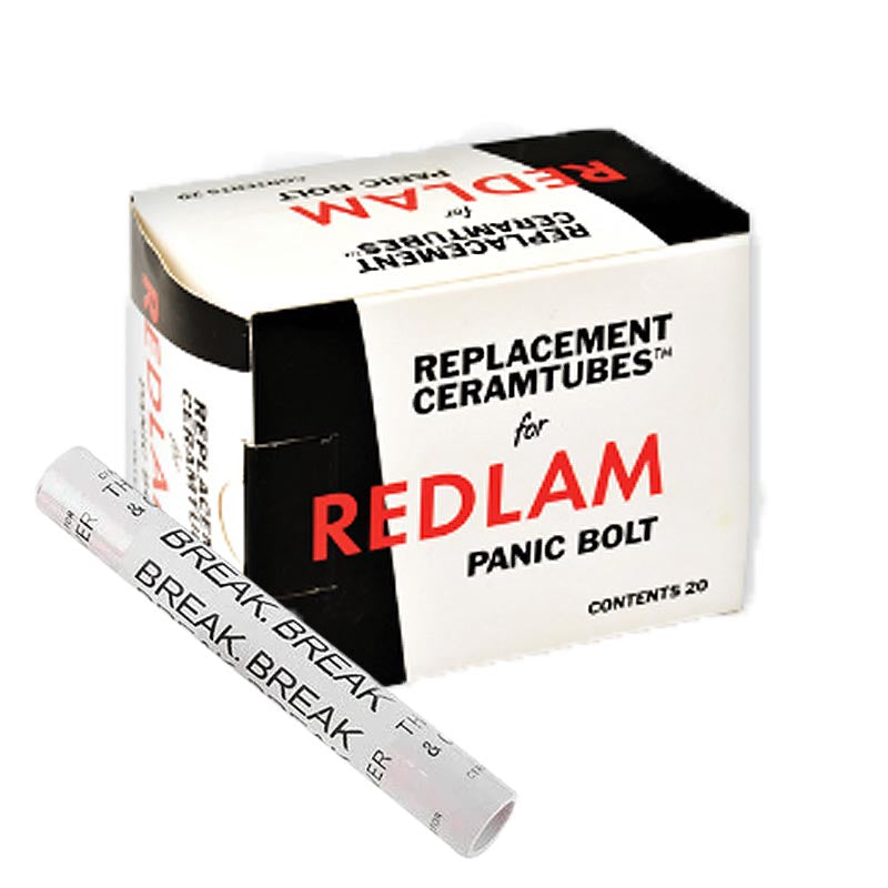 Redlam Box Ceramic Tubes for Redlam Panic Bolt (20 Per Box)