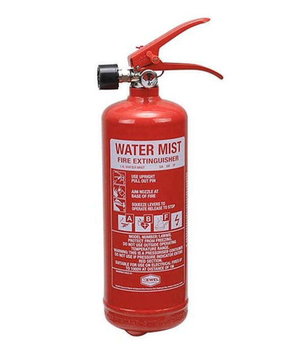 1.4 litre Water Mist Fire Extinguisher
