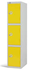Three Door School Locker - D300mm