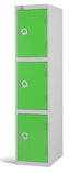 Three Door School Locker - D450mm