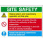 Rigid Plastic 800X600 Plastic Site Safety Sign