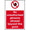 4mm Fluted PVC No Unauthorised Persons Sign