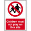 Duralite Tuff 400X600 Children Sign