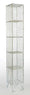 Five Door Wire Mesh Lockers - D450mm