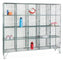 Multi Compartment Wire Mesh Lockers - D450mm