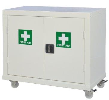 Mobile First Aid Storage Cabinets