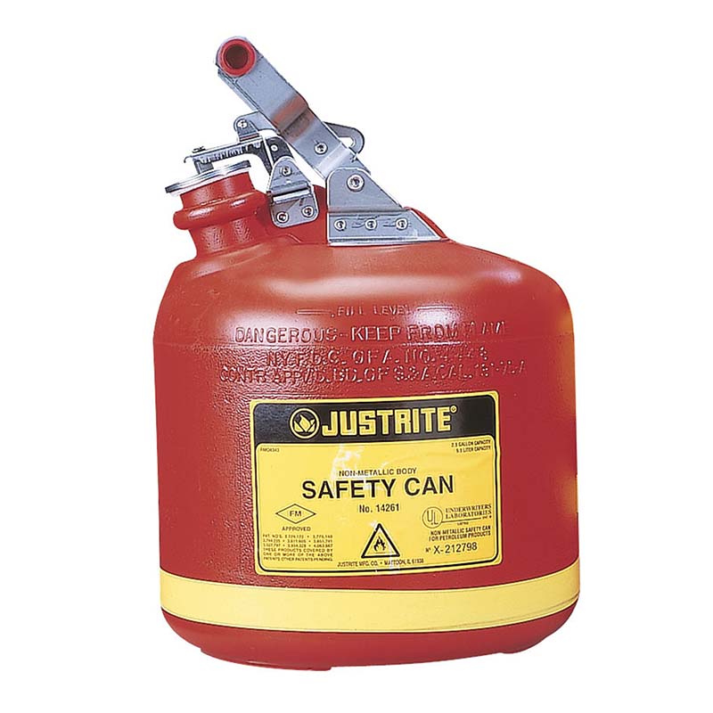 Justrite Type I Poly Safety Can