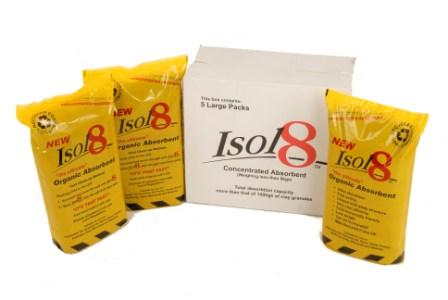 Isol8 Organic Loose Absorbent Granules (5 x 10 litre bags)