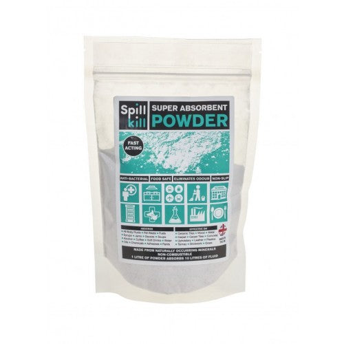 Body Fluid Super Absorbent Powder (1 litre grip pouch)
