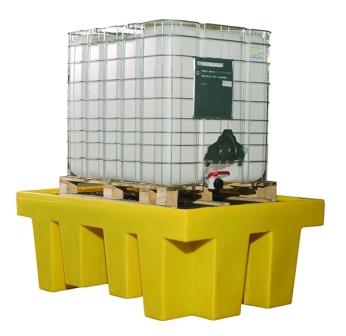 Single IBC Spill Pallet and Grating