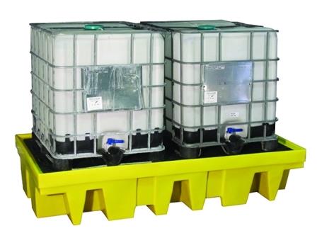 Double IBC Spill Pallet and Grating