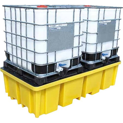 Double IBC Spill Pallet with Four Way Entry