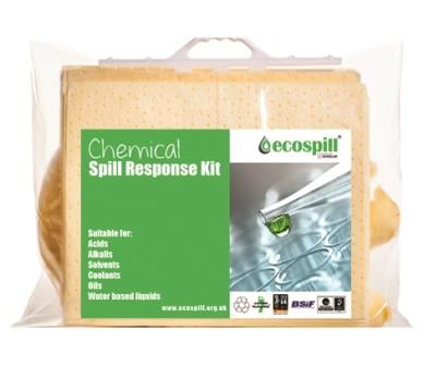 15 litre Ecospill Chemical Spill Kit - Clip Top Carrier