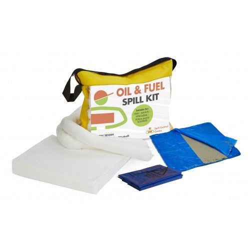 50 Litre Oil & Fuel Spill Kit - Holdall Bag with Drain Cover