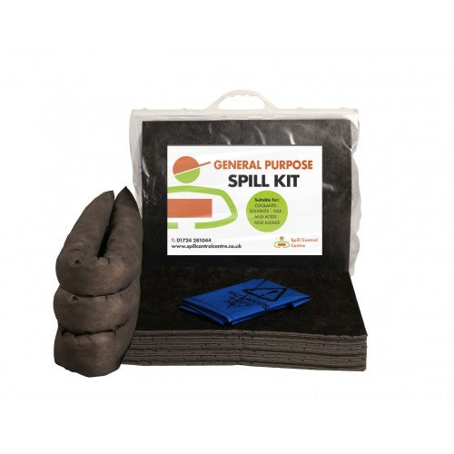 30 litre General Purpose Spill Kit - Clip Top Bag