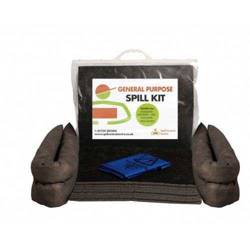 40 litre General Purpose Spill Kit - Clip Top Bag