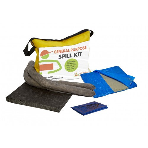 50 litre General Purpose Spill Kit - Holdall Bag with Drain Cover