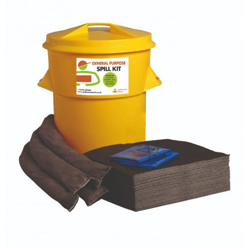80 litre General Purpose Spill Kit - Static Bin