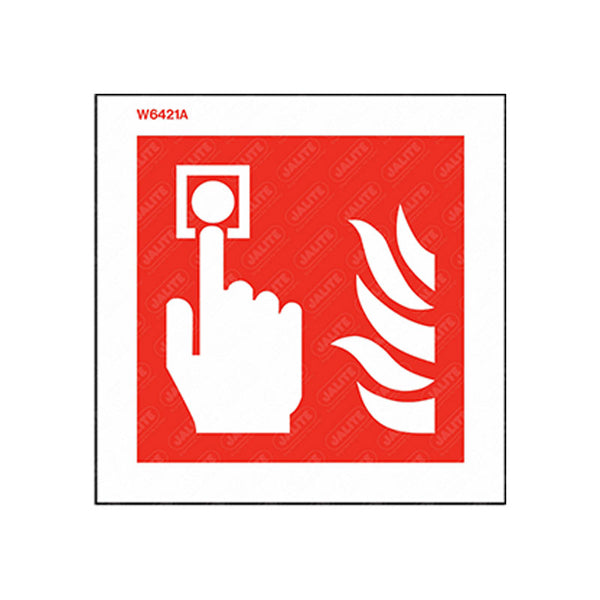 Fire Alarm Call Point Sticker Signs - In Case of Fire Break Glass