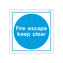 Fire Escape Keep Clear 200x200