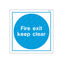 Fire Exit Keep Clear 200 x 200