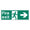 Fire exit man arrow right 400 x 150