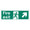 Fire exit man arrow up right 340 x 120