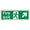 Fire exit man arrow up right 340 x 120 Photoluminescent