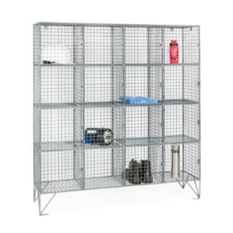 Multi Compartment Wire Mesh Lockers D305mm | Mesh Locker