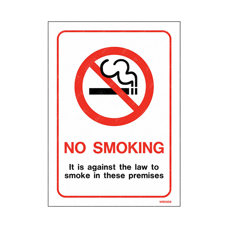 No Smoking on these premises Sign 150x200